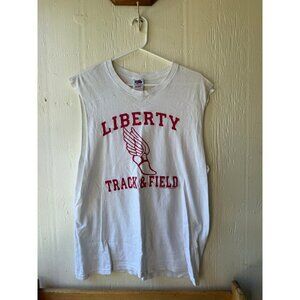 Fruit of the LOOM adult size, large liberty, track, and field tank top
